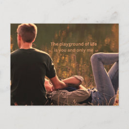 Jij en alleen mij ansichtkaart briefkaart