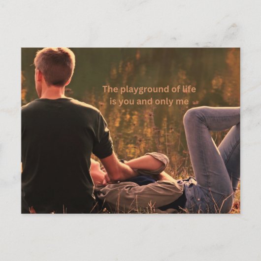 Jij en alleen mij ansichtkaart briefkaart (Voorkant)