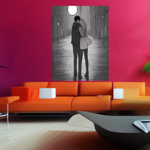 Jij en ik   AI Art Poster