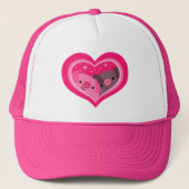 Jij en ik (Cartoon varkens) Trucker Pet (Voorkant)