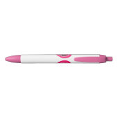 Jij en ik (Cartoon varkens) Zwarte Inkt Pen (Achterkant)