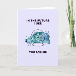 Jij en ik Crystal Ball Valentijnsdag Kaart
