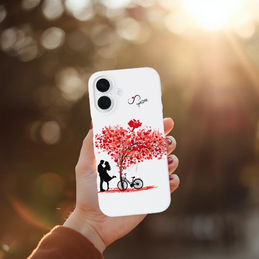 Jij en ik, en Cupido iPhone 16 Hoesje
