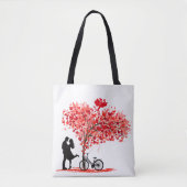 Jij en ik, en Cupido Tote Bag (Voorkant)