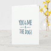 Jij En Ik En De Honden Kaart (Gele Bloem)