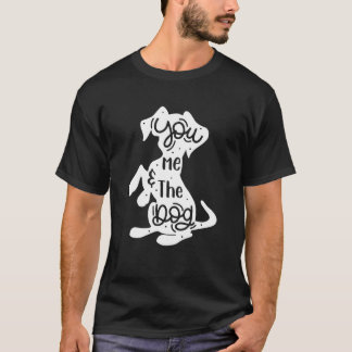 Jij en ik en de Humor Puppy Dog van het Hondenpaar T-shirt
