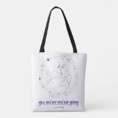 Jij en ik en ons melkwegstelsel tote bag (Achterkant)