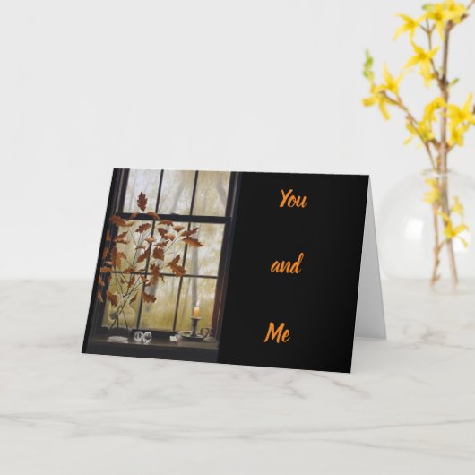 JIJ EN IK EN "WAT WARME CACAO" HOUDEN VAN JE KAART (Gele Bloem)