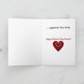 Jij en ik. feestdagen kaart (Binnen)