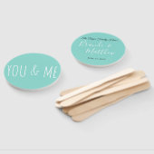 Jij en ik gaan met Suite Shower Reception Party Handwaaier (Niet-gemonteerd)