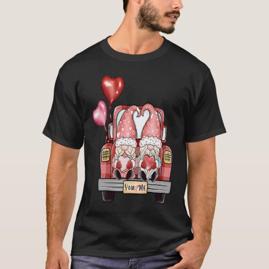 Jij en ik gaan Valentijnsdag-paren op elkaar afste T-shirt (Voorkant)