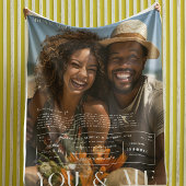 Jij en ik | Gepersonaliseerde paren foto Fleece Deken