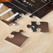 Jij en ik | Gepersonaliseerde paren foto Legpuzzel (Zijkant)