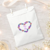 Jij en ik horen Floral Wreath Valentijnsdag Bedankzakje (Geknipt)