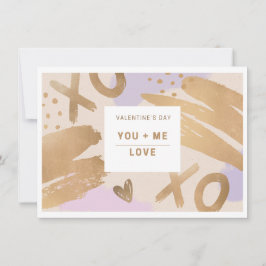 Jij en ik houden van XOXO Valentijnsdag Kaart