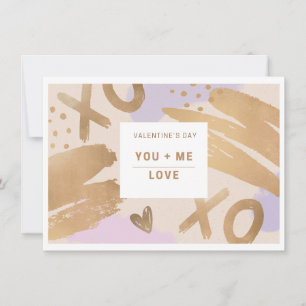 Jij en ik houden van XOXO Valentijnsdag Kaart