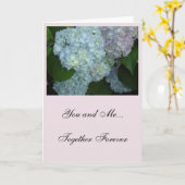 Jij en ik Hydrangeas Kaart (Gele Bloem)