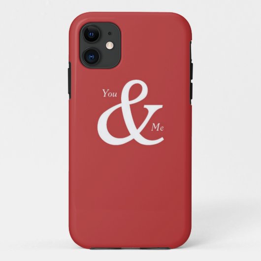 Jij en ik in Red, Love Case-Mate iPhone Case (Achterkant)