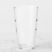 Jij en ik liefde cupcake rode valentijnsdag naam glas (Links)