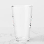 Jij en ik liefde cupcake rode valentijnsdag naam glas (Rechts)