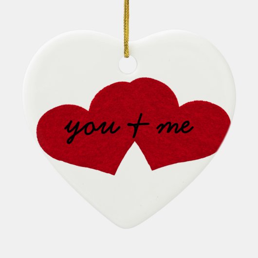 'Jij en ik' ornament (Achterkant)