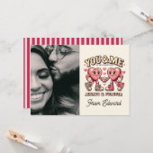 Jij en ik passen perfect bij valentijnen Foto Kaart (Voorkant / Achterkant in situ)