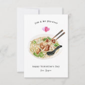 Jij en ik Pho-Ever | Pho Soup-Valentijn Notitiekaartje (Voorkant)