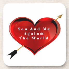 Jij en ik plastisch Onderzetter