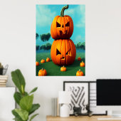 Jij en ik, Pumpkin | AI Art Poster (Thuiskantoor)