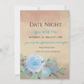 Jij en ik romantisch diner kaart (Achterkant)