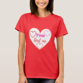 Jij en ik 💓 t-shirt (Voorkant)