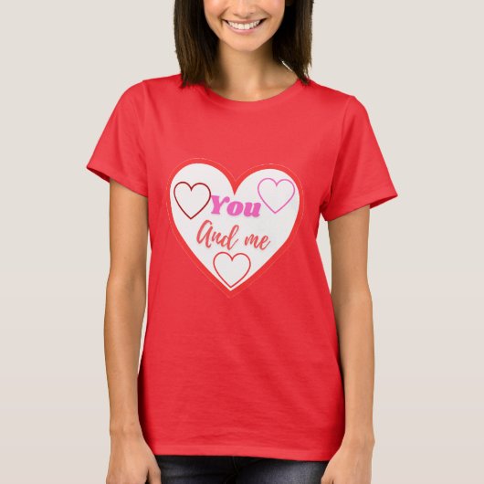 Jij en ik 💓 t-shirt (Voorkant)