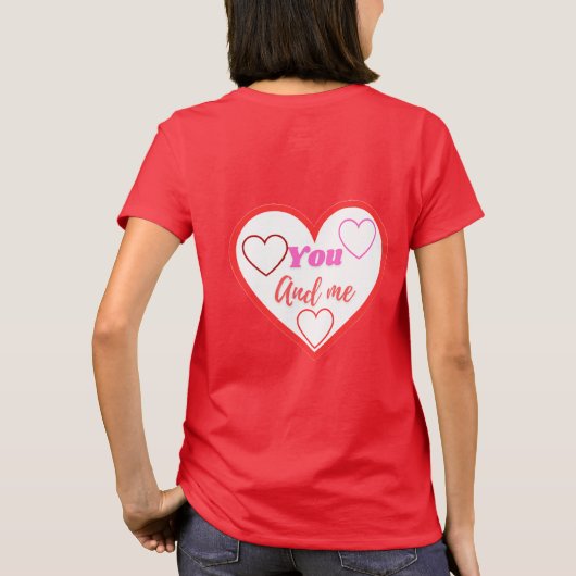 Jij en ik 💓 t-shirt (Achterkant)