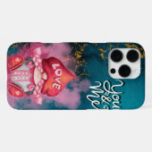 Jij en ik Valentijnsdagen kabouter iPhone Hoesje (Achterkant horizontaal)