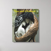 Jij en ik voor altijd canvas afdruk (Voorkant)
