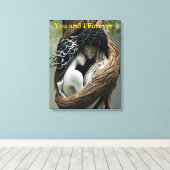 Jij en ik voor altijd canvas afdruk (Insitu (Houten vloer))