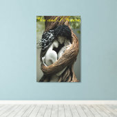 Jij en ik voor altijd canvas afdruk (Insitu (Houten vloer))