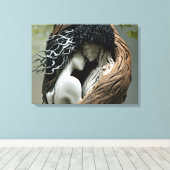 Jij en ik voor altijd canvas afdruk (Insitu (Houten vloer))