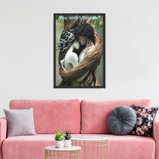 Jij en ik voor altijd canvas afdruk