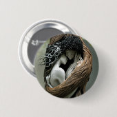 Jij en ik voor altijd ronde button 5,7 cm (Voorkant /achterkant)