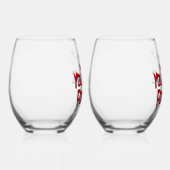 Jij en ik voor altijd wijnglas zonder voet (Rechts)