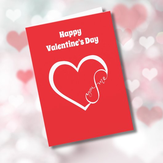 Jij en ik voor oneindig, Custom Photo Valentijnsda Feestdagen Kaart