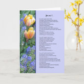 Jij en ik... vriendschap kaart (Gele Bloem)