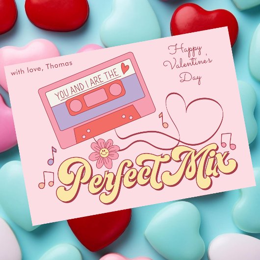 Jij en ik zijn de perfecte mix grappige Valentijns Feestdagenkaart