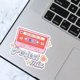 Jij en ik zijn de perfecte mix Valentijns vinyl Sticker