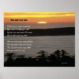 Jij en ik zijn één poster