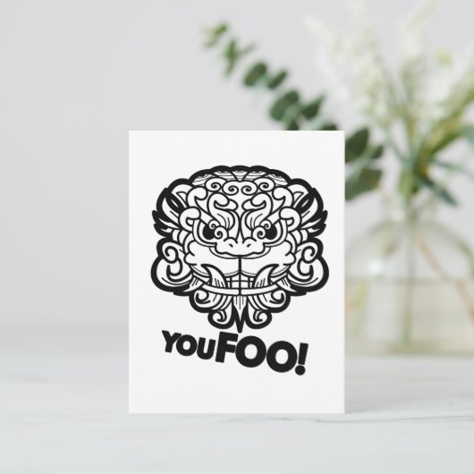 Jij Foo! Briefkaart (Staand voorkant)