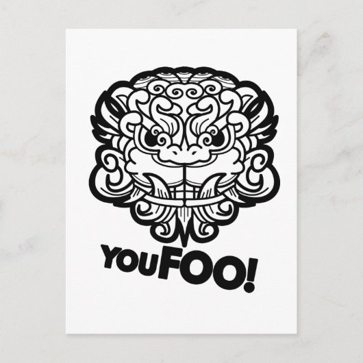 Jij Foo! Briefkaart (Voorkant)