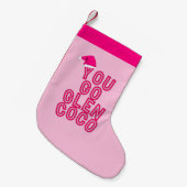 Jij gaat Glen Coco Kleine Kerstsok (Voorkant (Hangend))