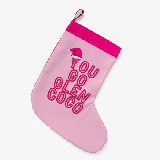 Jij gaat Glen Coco Kleine Kerstsok (Voorkant (Hangend))